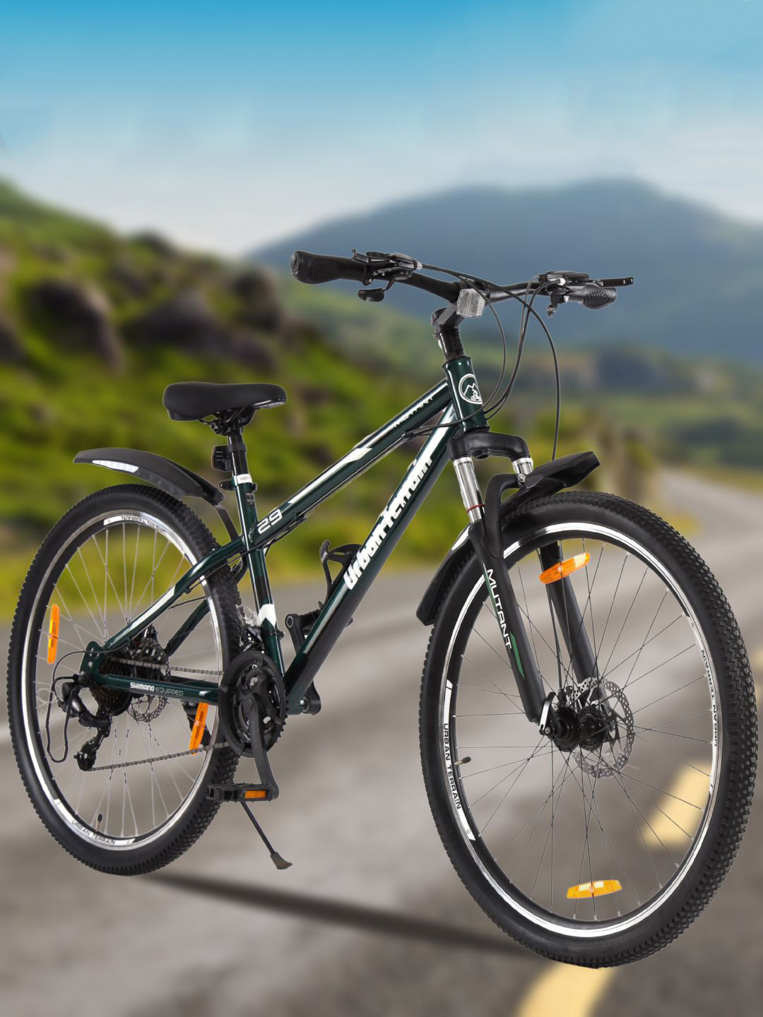URBAN TERRAIN Mutant Cycles 29T with 21-Speed Shimano Gear Mountain Bike