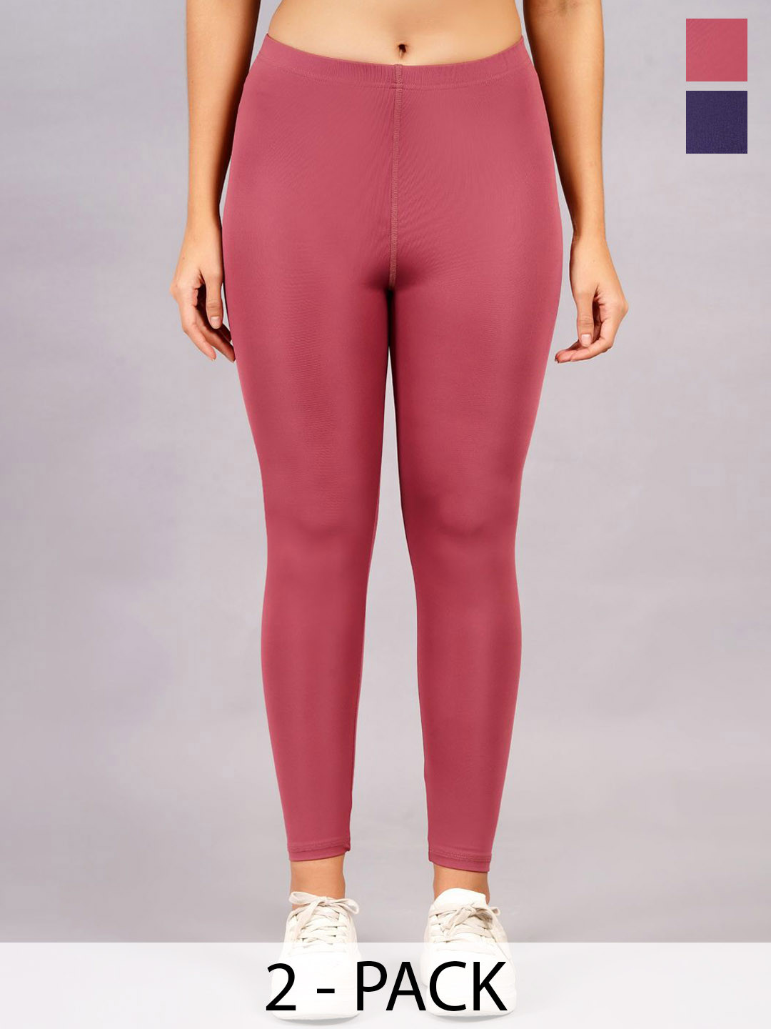 Kyk Women Pack Of 2 Coral Leggings