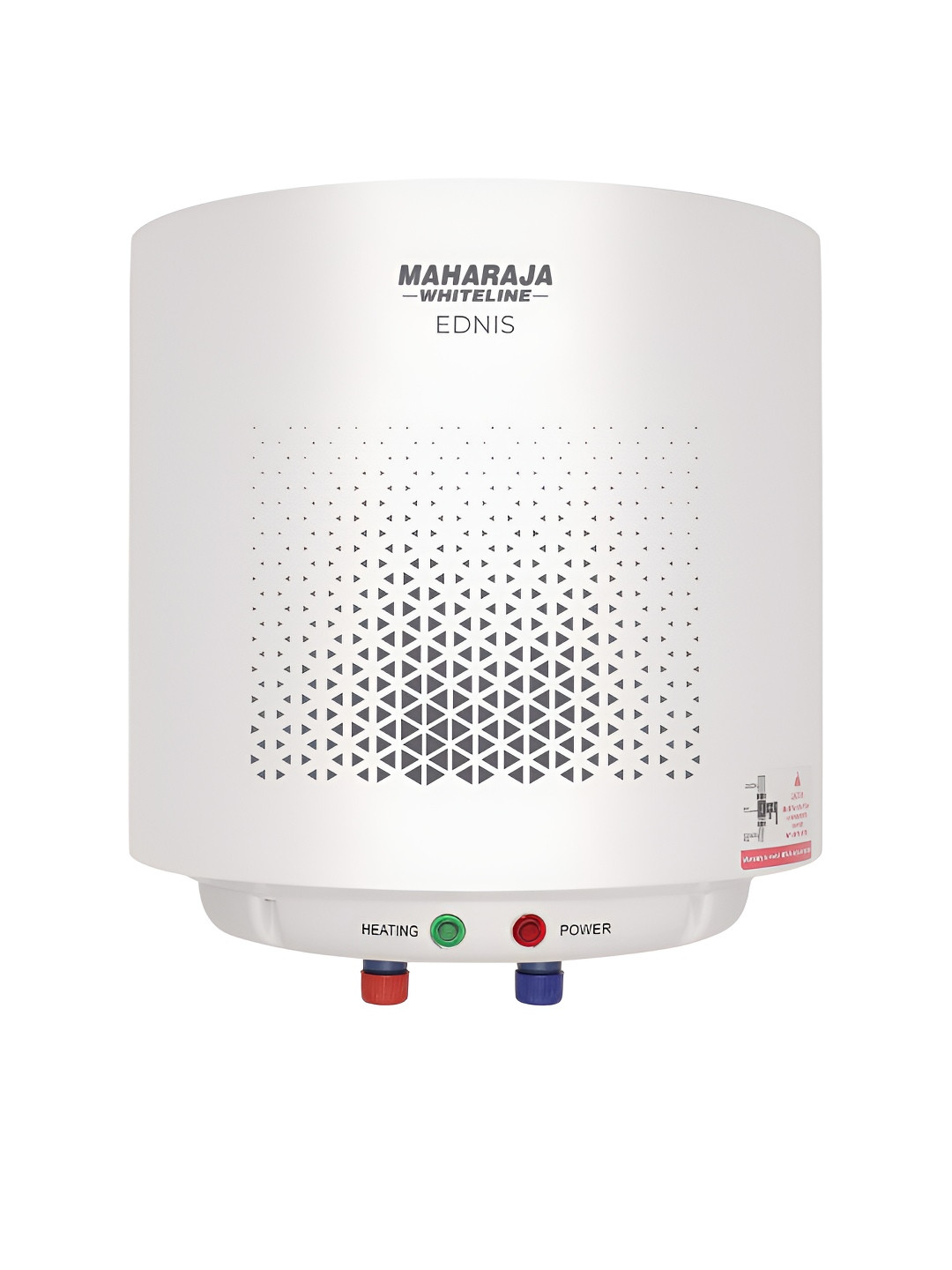 MAHARAJA WHITELINE White Ednis Storage Water Heater - 10 L