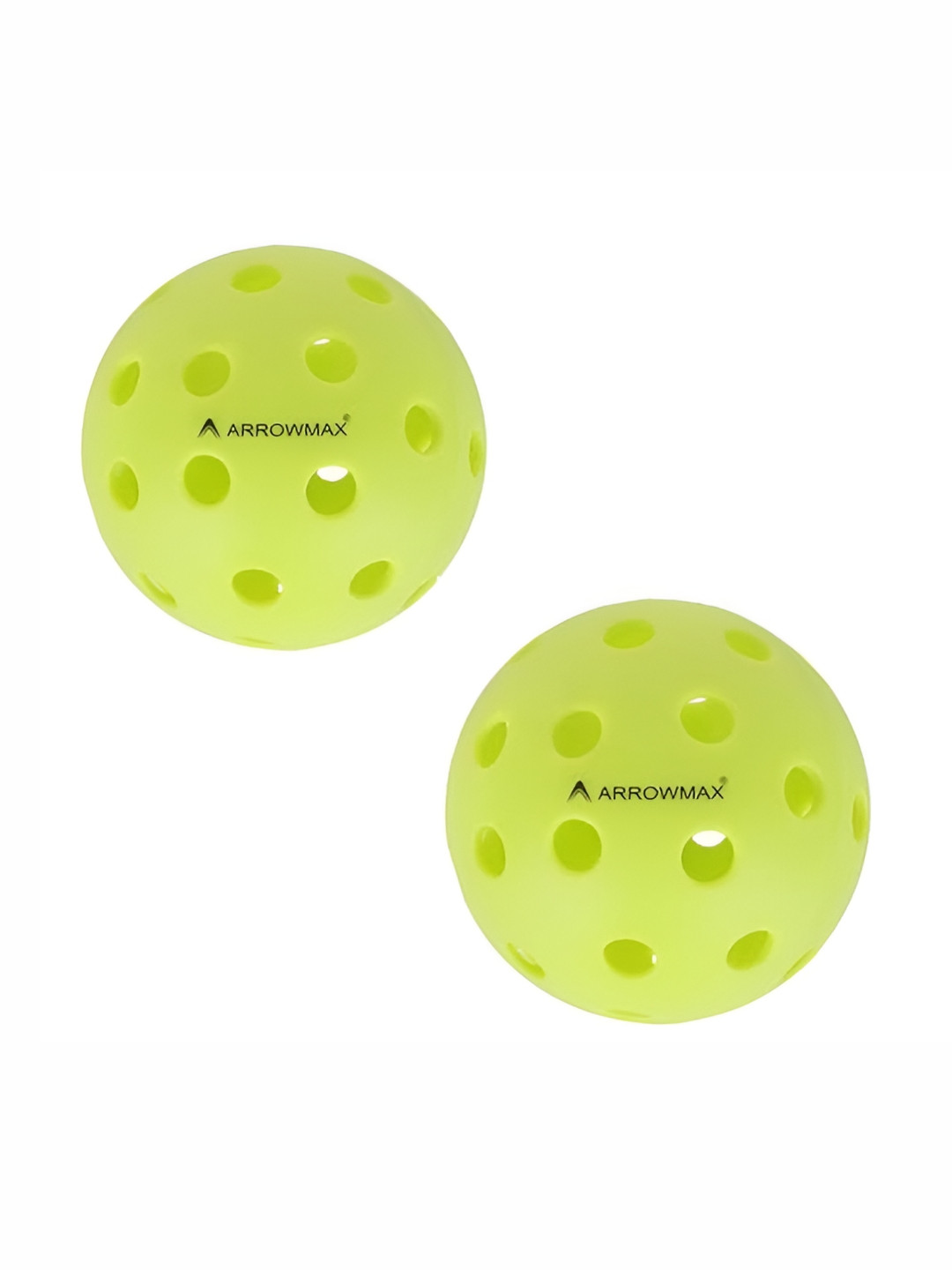 ARROWMAX 2 Pieces Printed 40 Holes Pickleball Balls