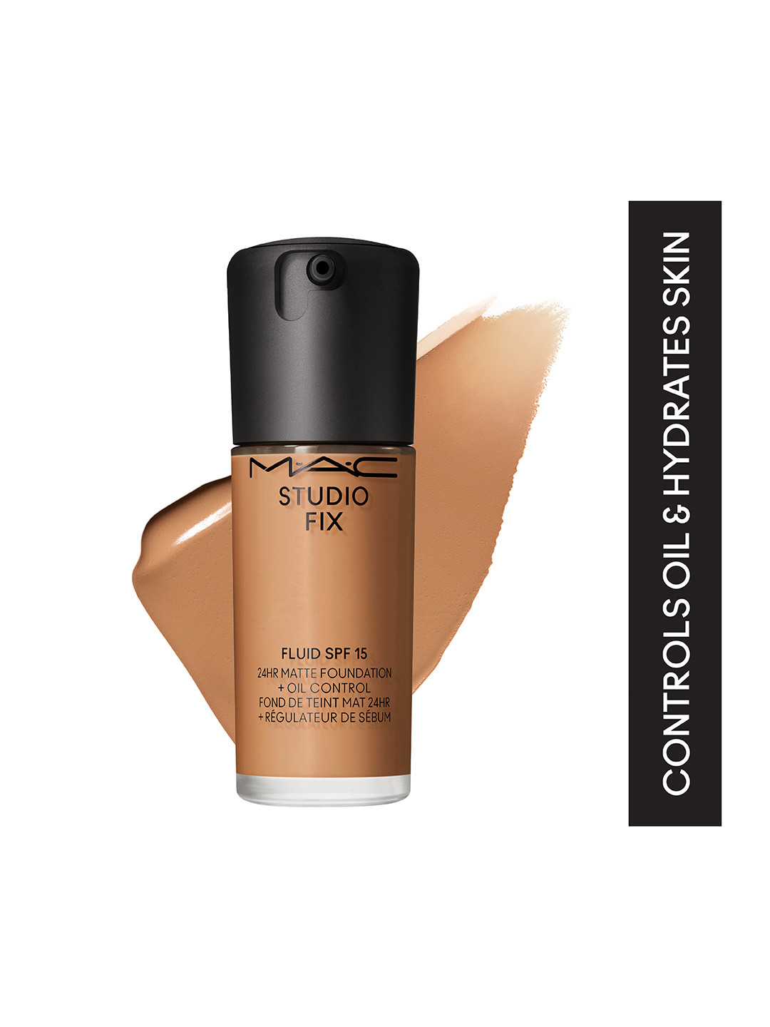 M.A.C Studio Fix Fluid SPF 15 24Hr + Oil Control Matte Foundation 30 ml - Shade NC45.5