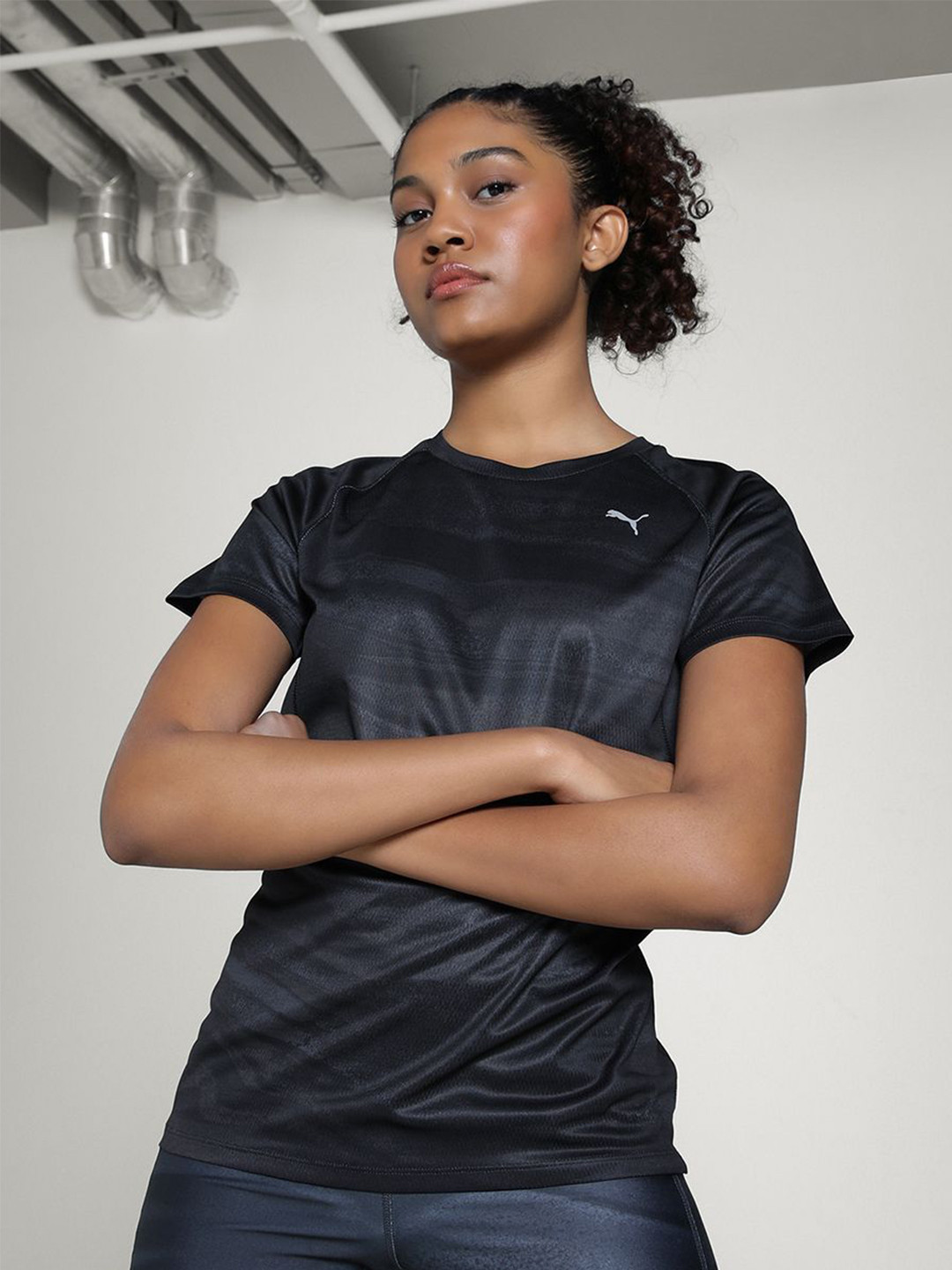 PUMA Run Velocity Aop All-Over-Print Women's Running Tee