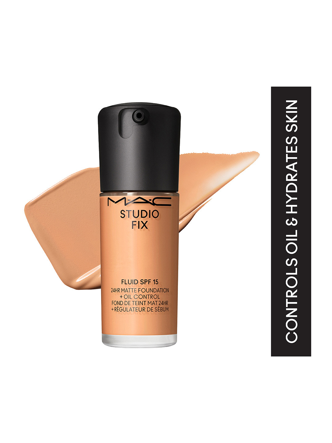 M.A.C Studio Fix Fluid SPF 15 24Hr + Oil Control Matte Foundation 30 ml - Shade C5