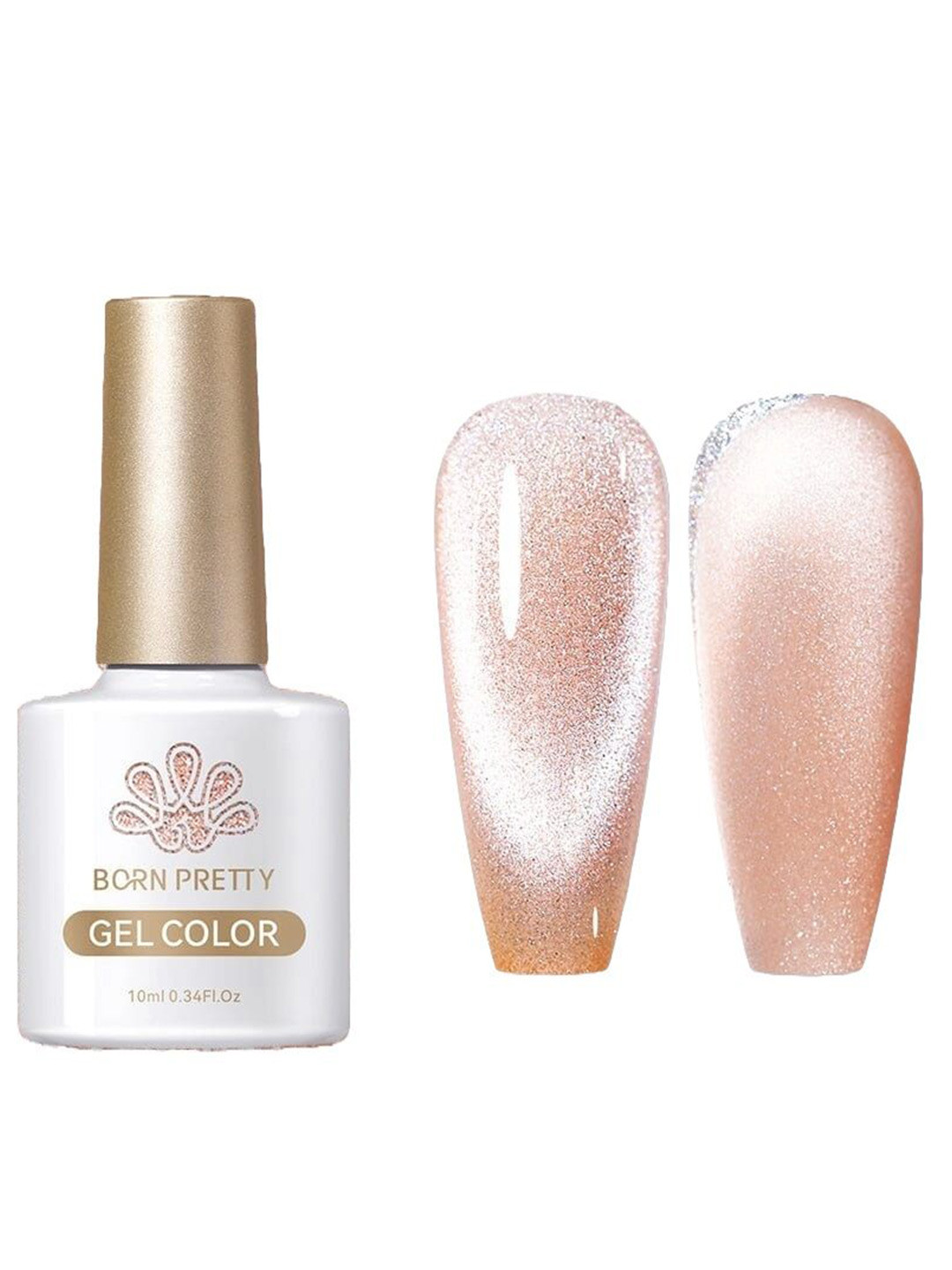 BORN PRETTY Sea Blue Cat Magnetic UV Gel Nail Polish - 10ml - 02