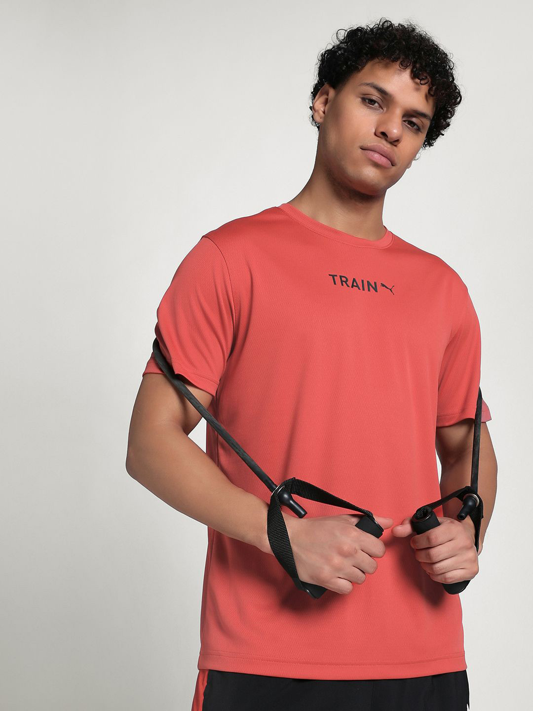 Puma Graphics Printed Short Sleeve Training T-Shirt