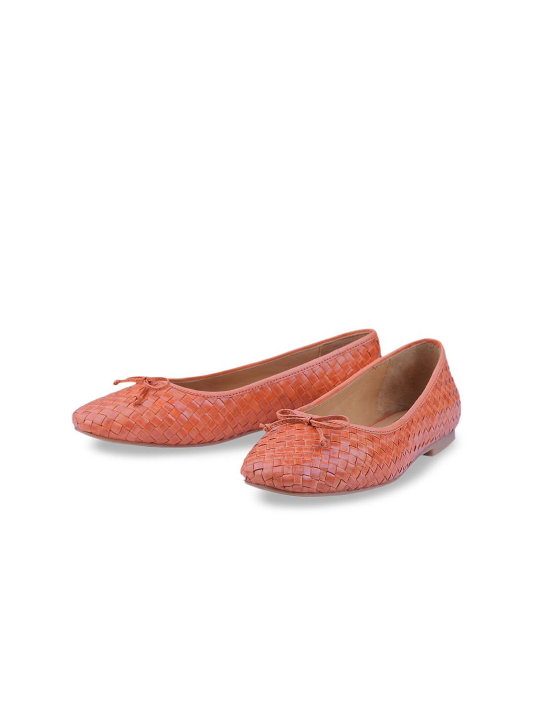 HEEL YOUR SOLE Bree Women Woven Leather Ballerinas
