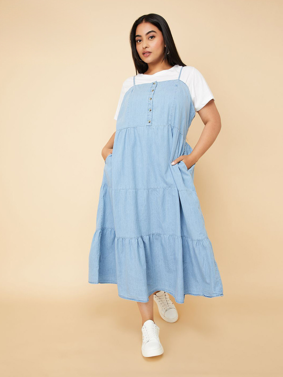 max A-Line Midi Dress
