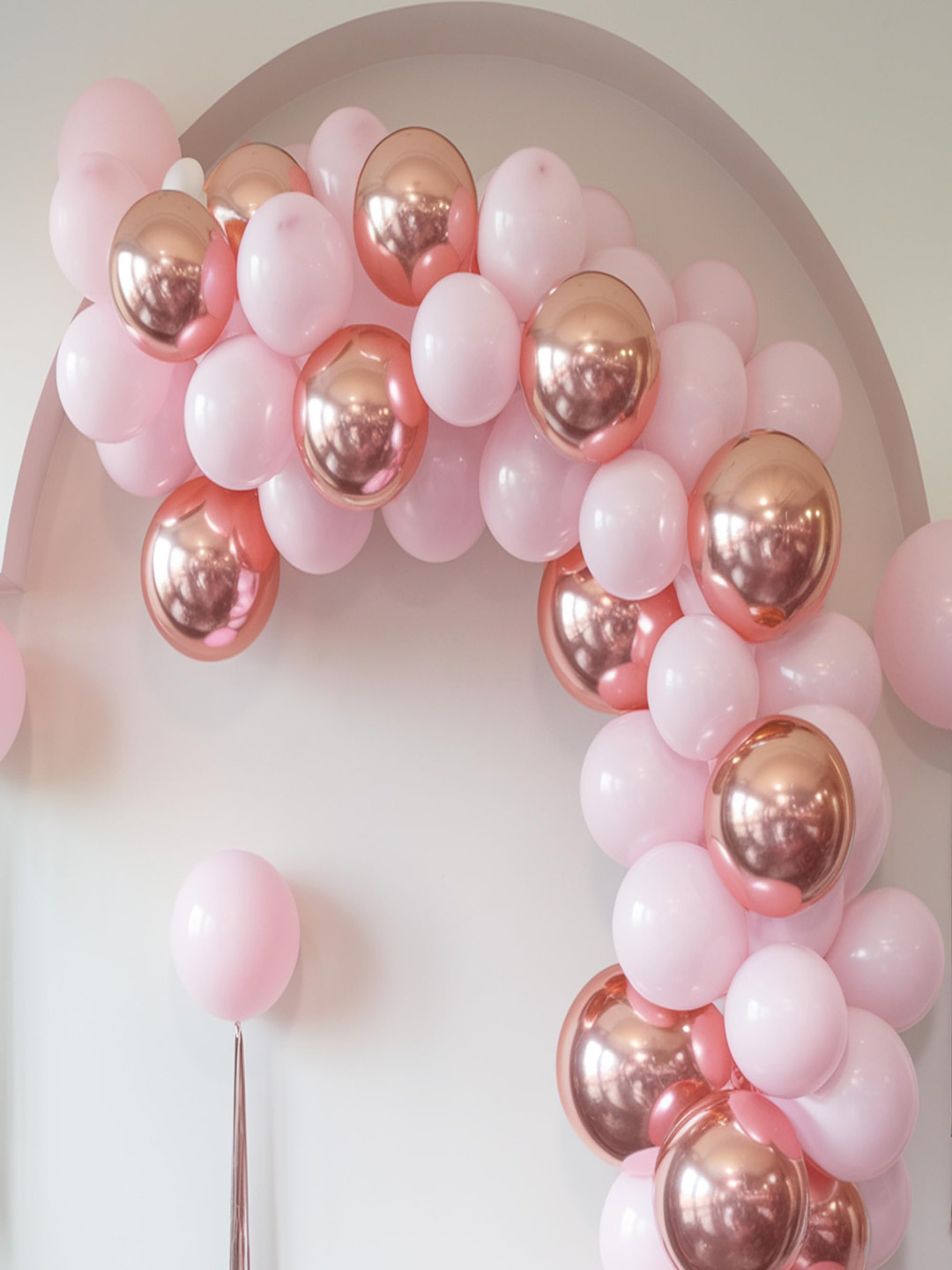 Special You 42-Pcs Pink & Rose Gold Birthday Party Decorations