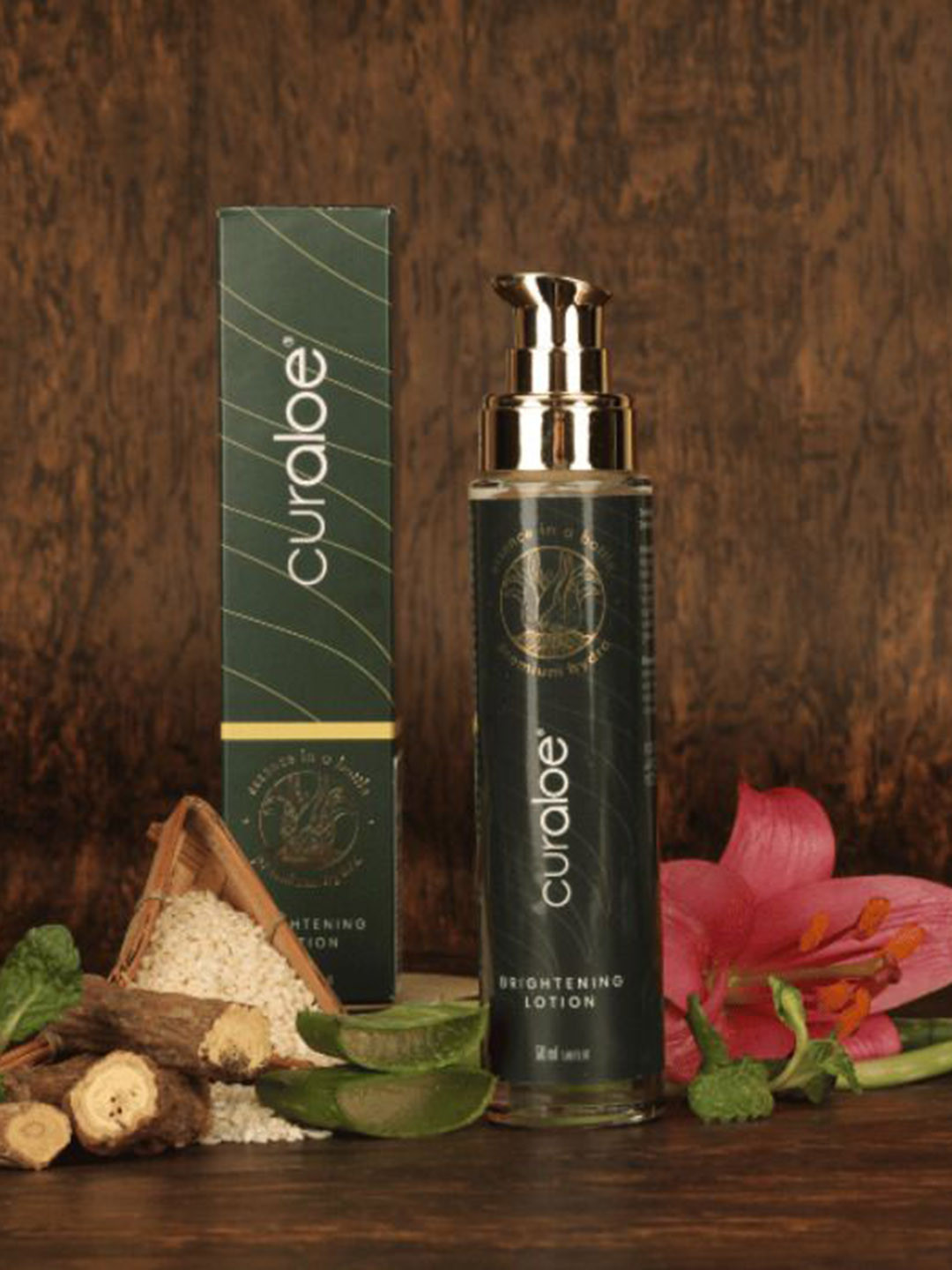 Curaloe Face Brightening Lotion With 49% Aloe Vera -50ml