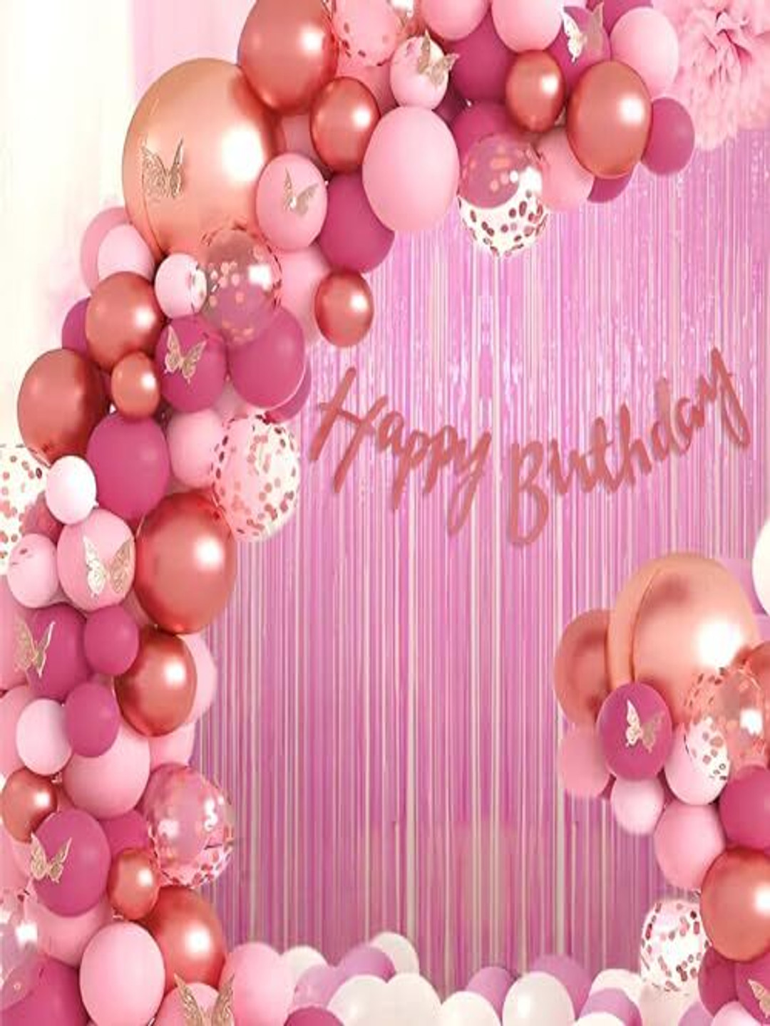 Special You 20Pcs Rose Gold & Pink Festive Decor Party Decoration