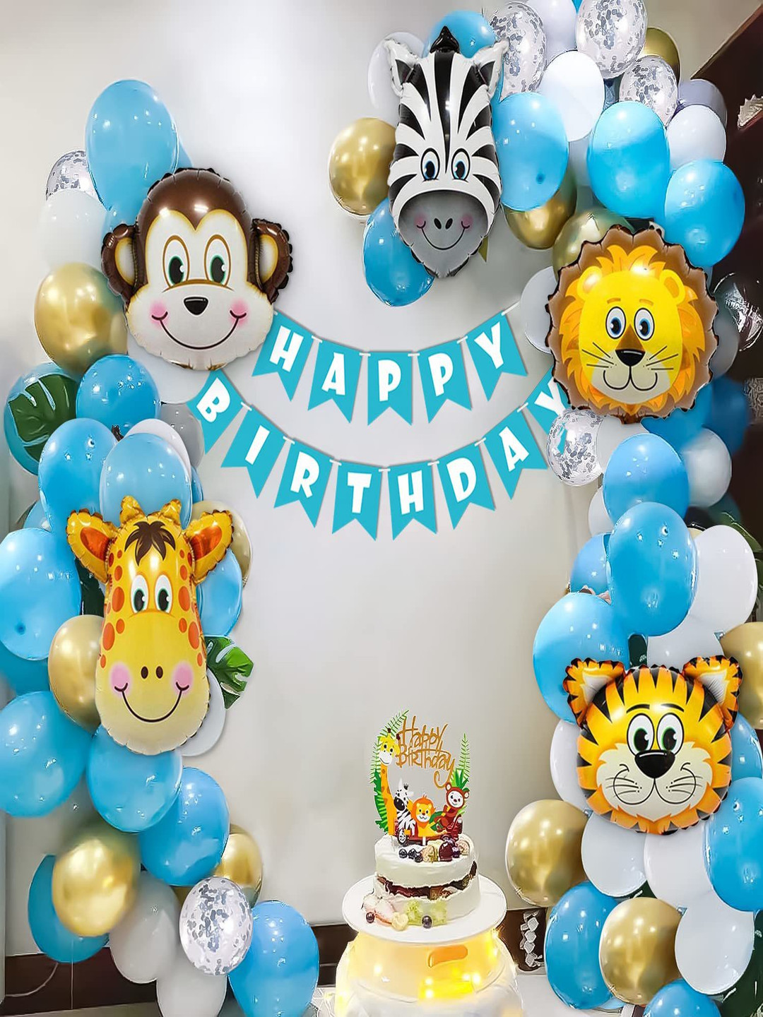 Special You 69-Pcs Blue & Yellow Birthday Decor