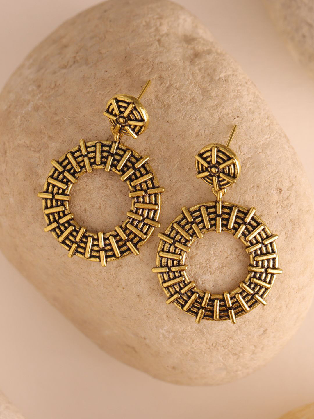 Woven Wonders Twill Dangler Earrings