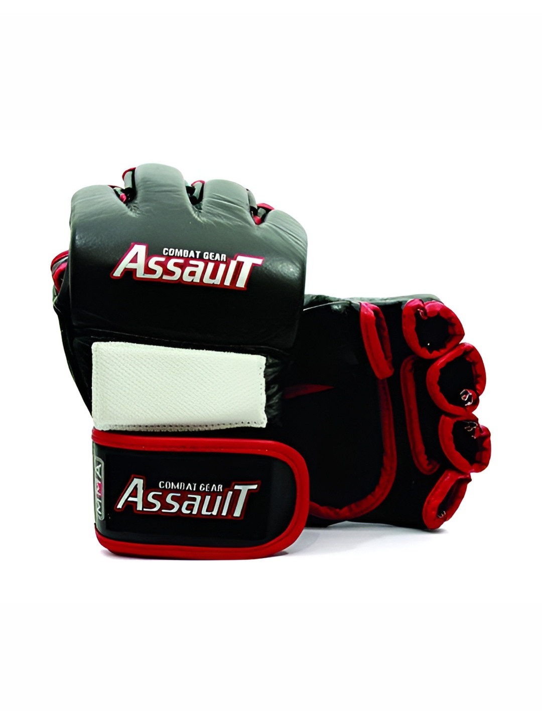 XPEED MMA Training Leather Shock Absorbing Extreme Protection Half Fingers Gloves