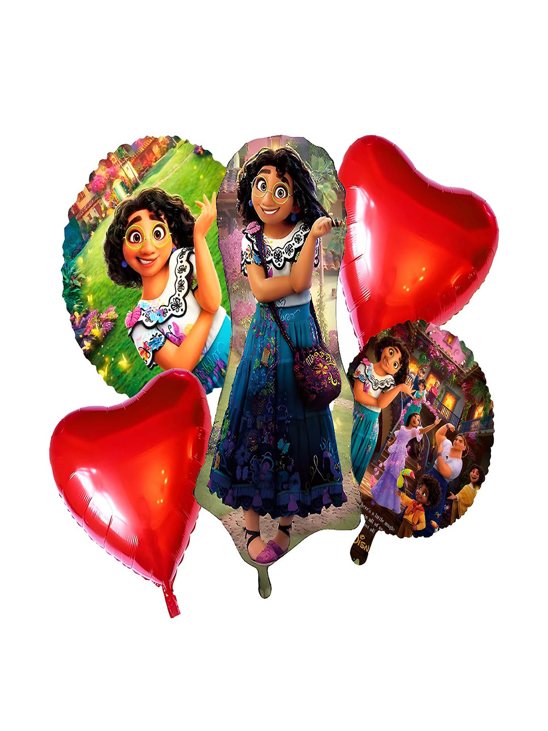 Special You 5-Pcs Red Enchanto Foil Balloon Set