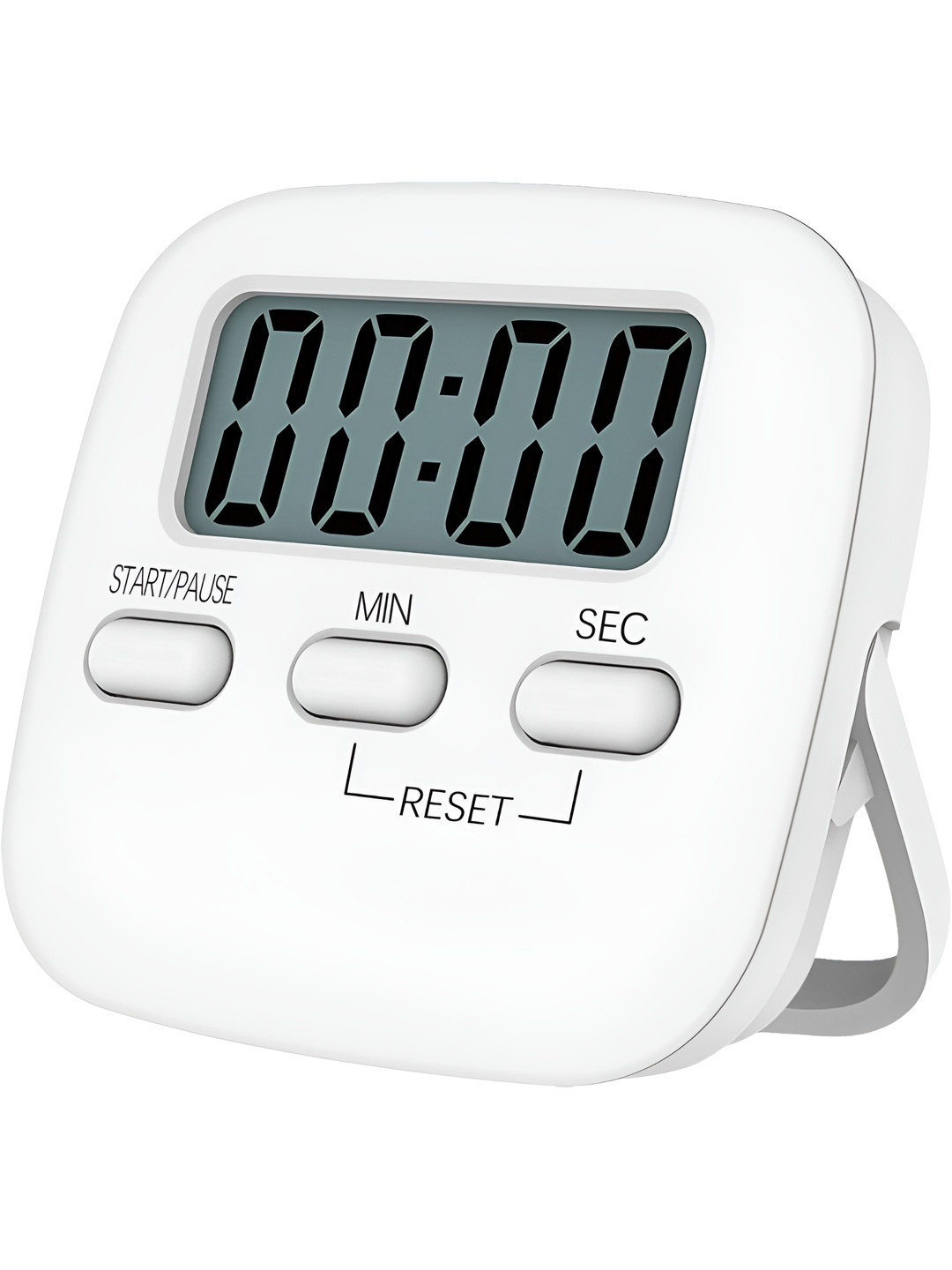 Baskety White Digital Kitchen Stopwatch Timer