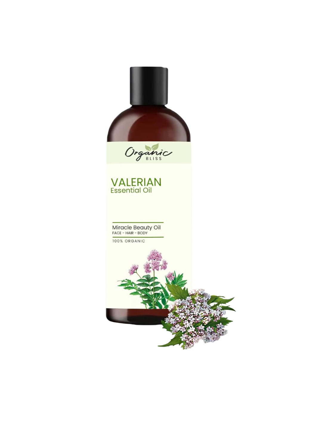 Organic Bliss Valerian Essential Beauty Massage Oil For Face Hair & Body - 50 ml