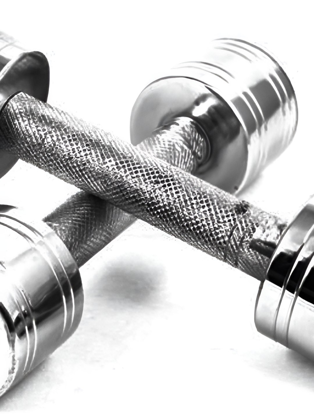 HackerX 2 Pieces Steel Fixed Weight Dumbbells - 2 kg Each