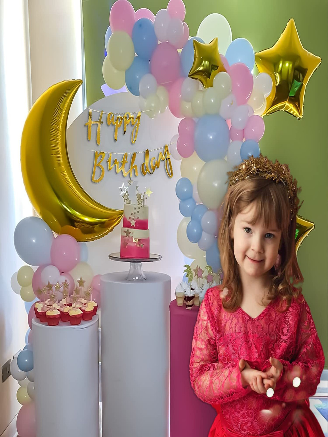 Special You Pink & Blue Happy Birthday Festive Decor