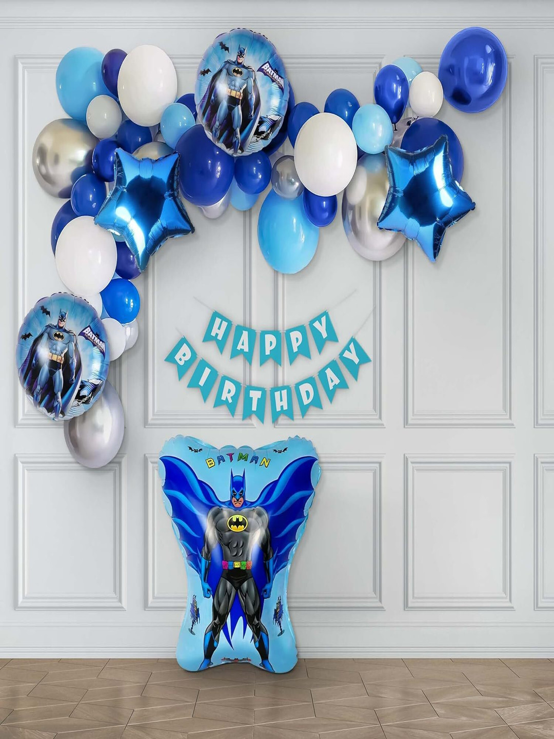 Special You Blue & White 49 Pieces Balloons Birthday Decorations