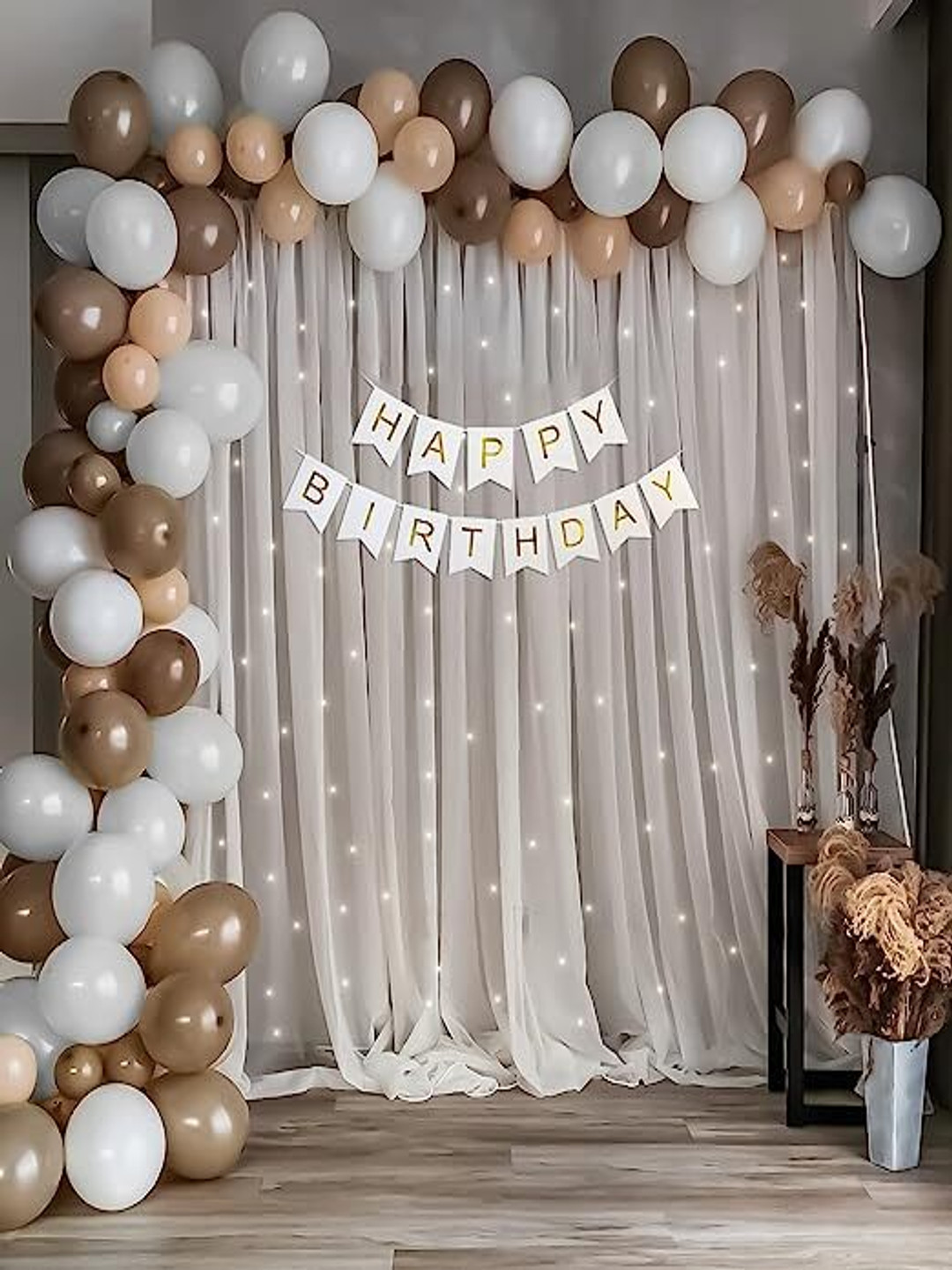 Special You 69 Pieces Peach & White Birthday Decor