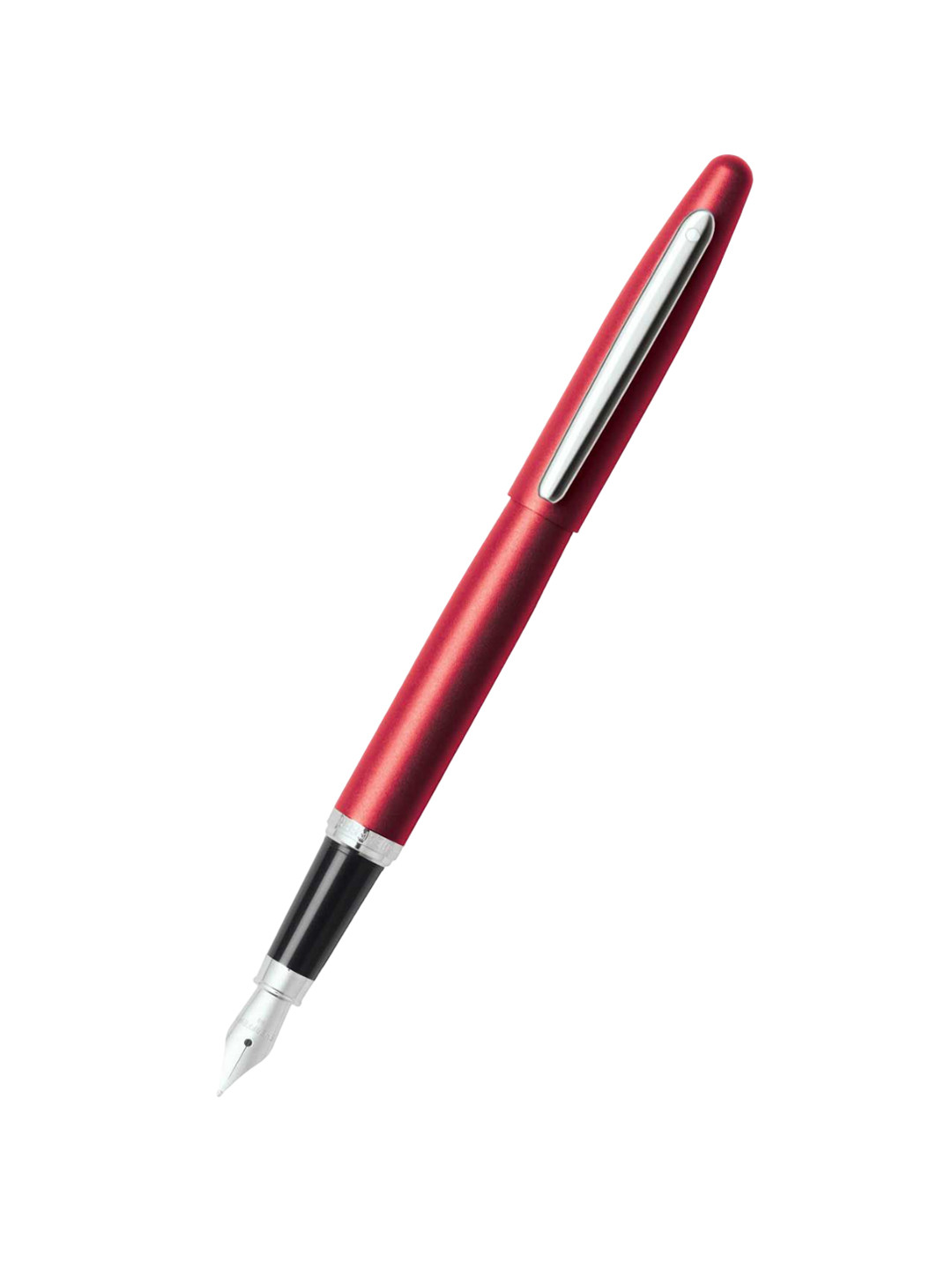 Sheaffer Excessive Red with Chrome Trim E9403 VFM Fine Nib Founatin Pen