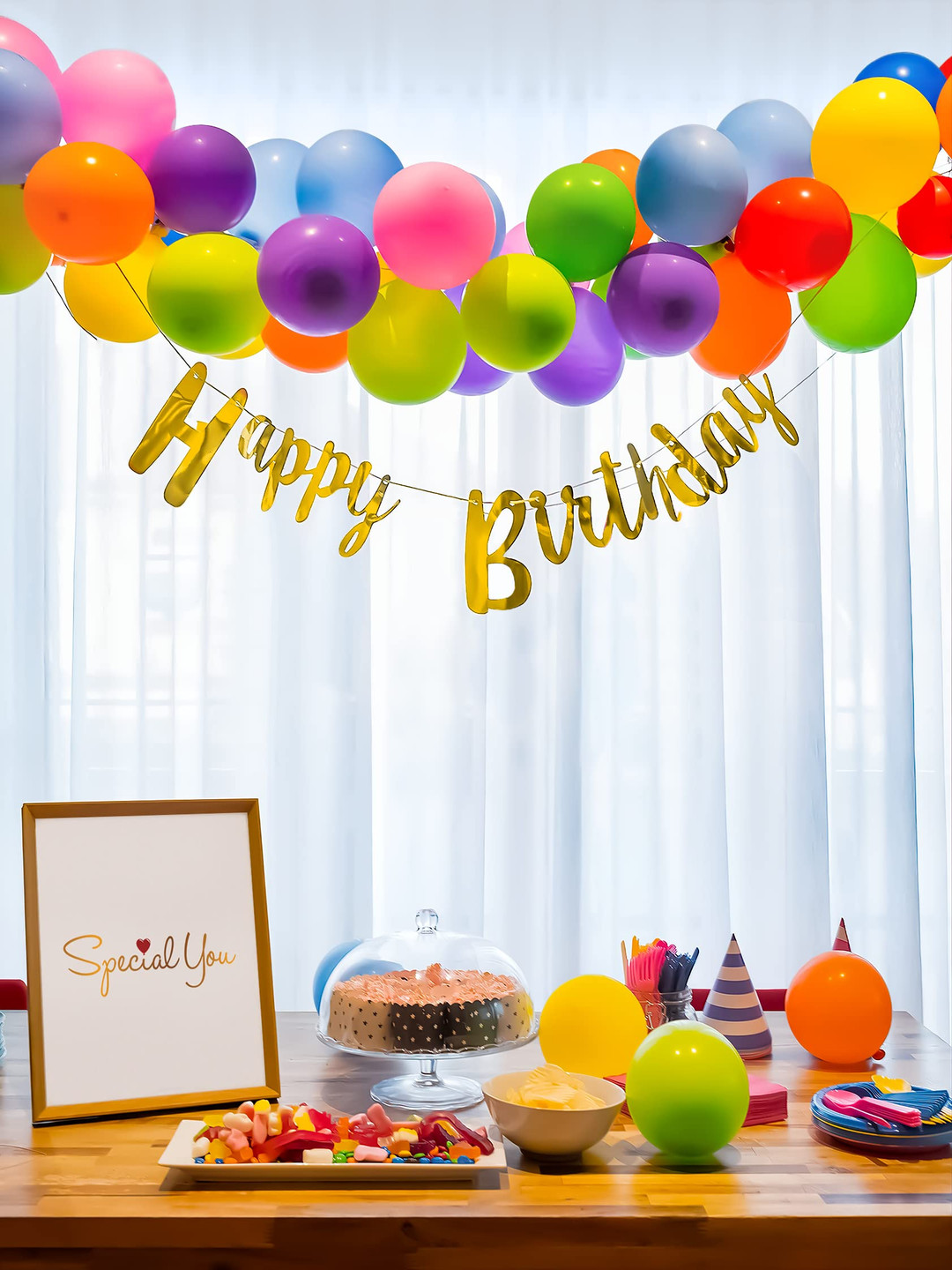 Special You 43Pcs Red & Blue Birthday Decor