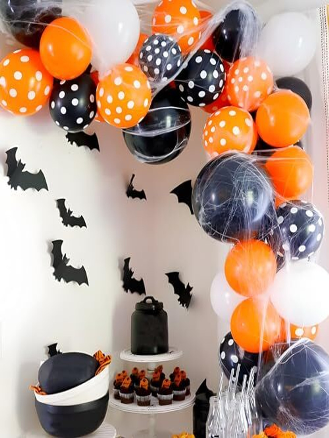 Special You Black & Orange 50 Pieces Halloween Balloon Decoration