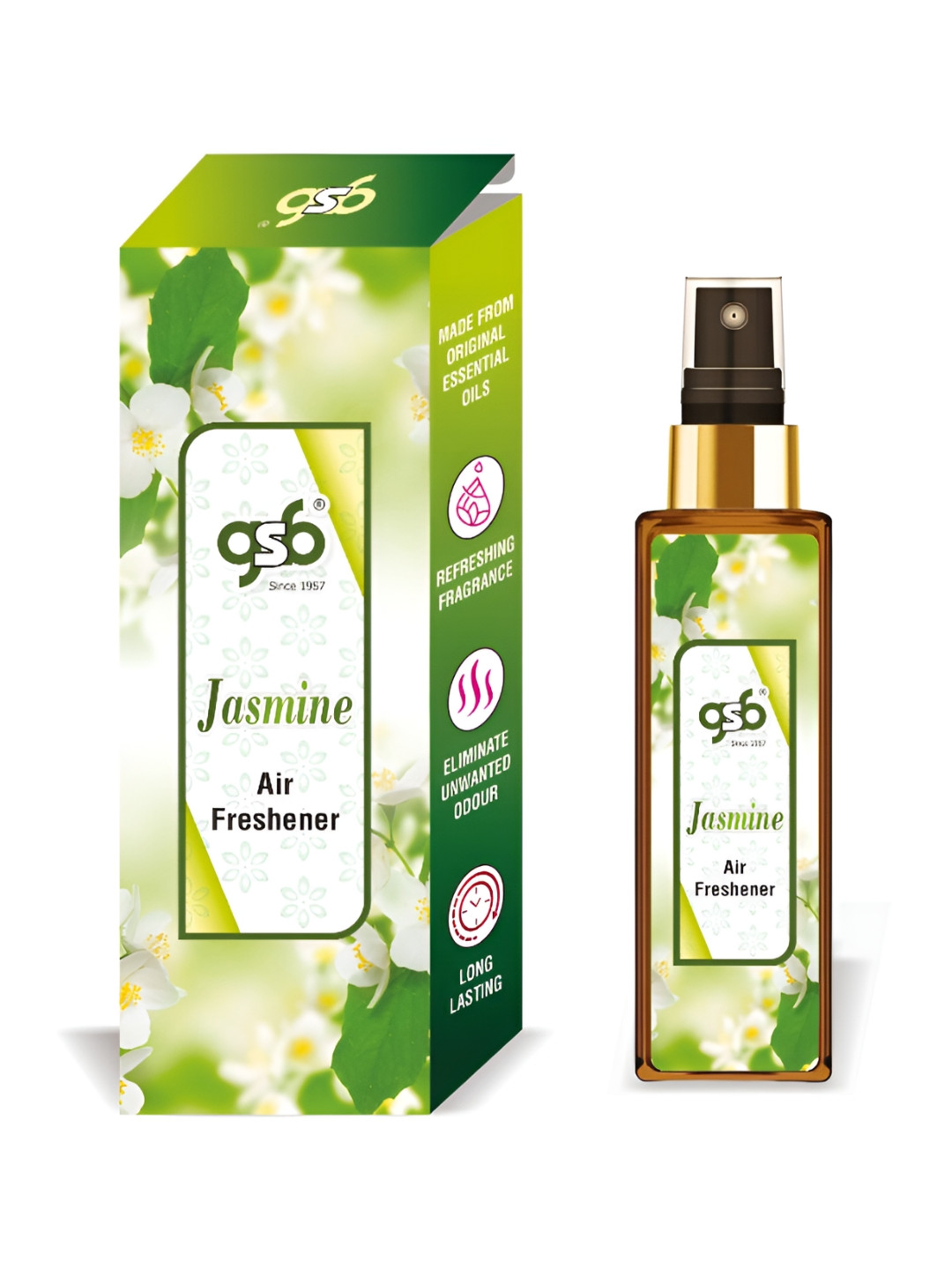GSB Jasmine Long Lasting Natural Air Freshener-100ml