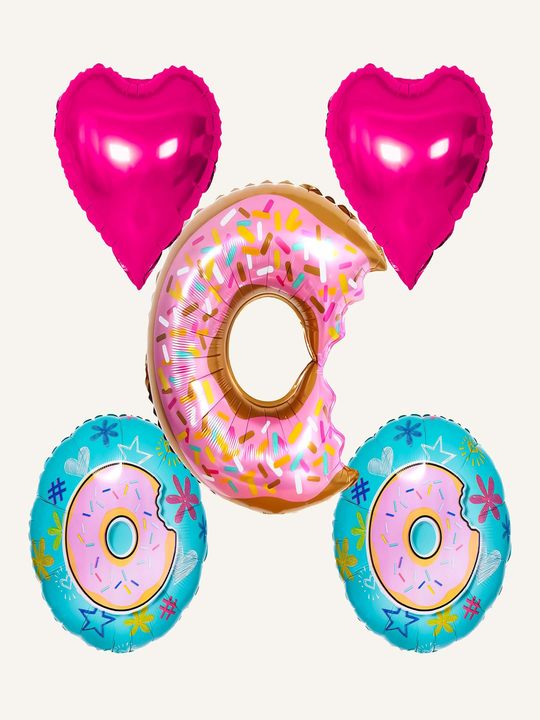 Special You 5 Pcs Pink & Blue Balloons  Festive Decor