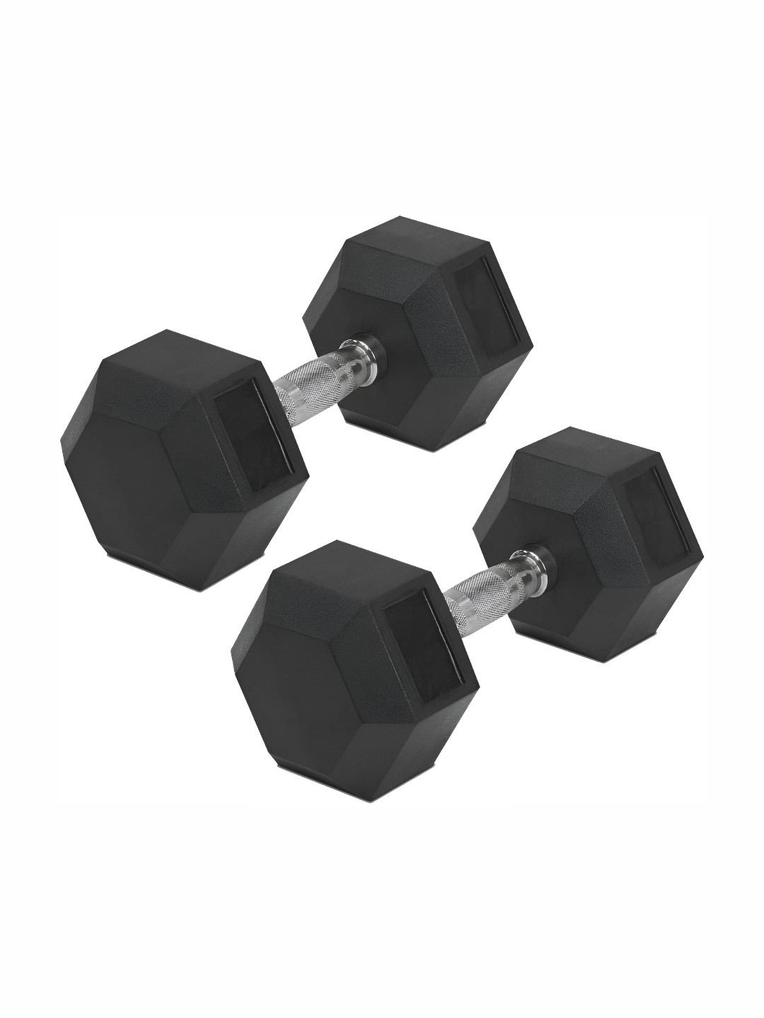HackerX 2-Pcs Premium Hexa Made by Fully Sanitized Hand Fixed Weight Dumbbell 2.5 kg