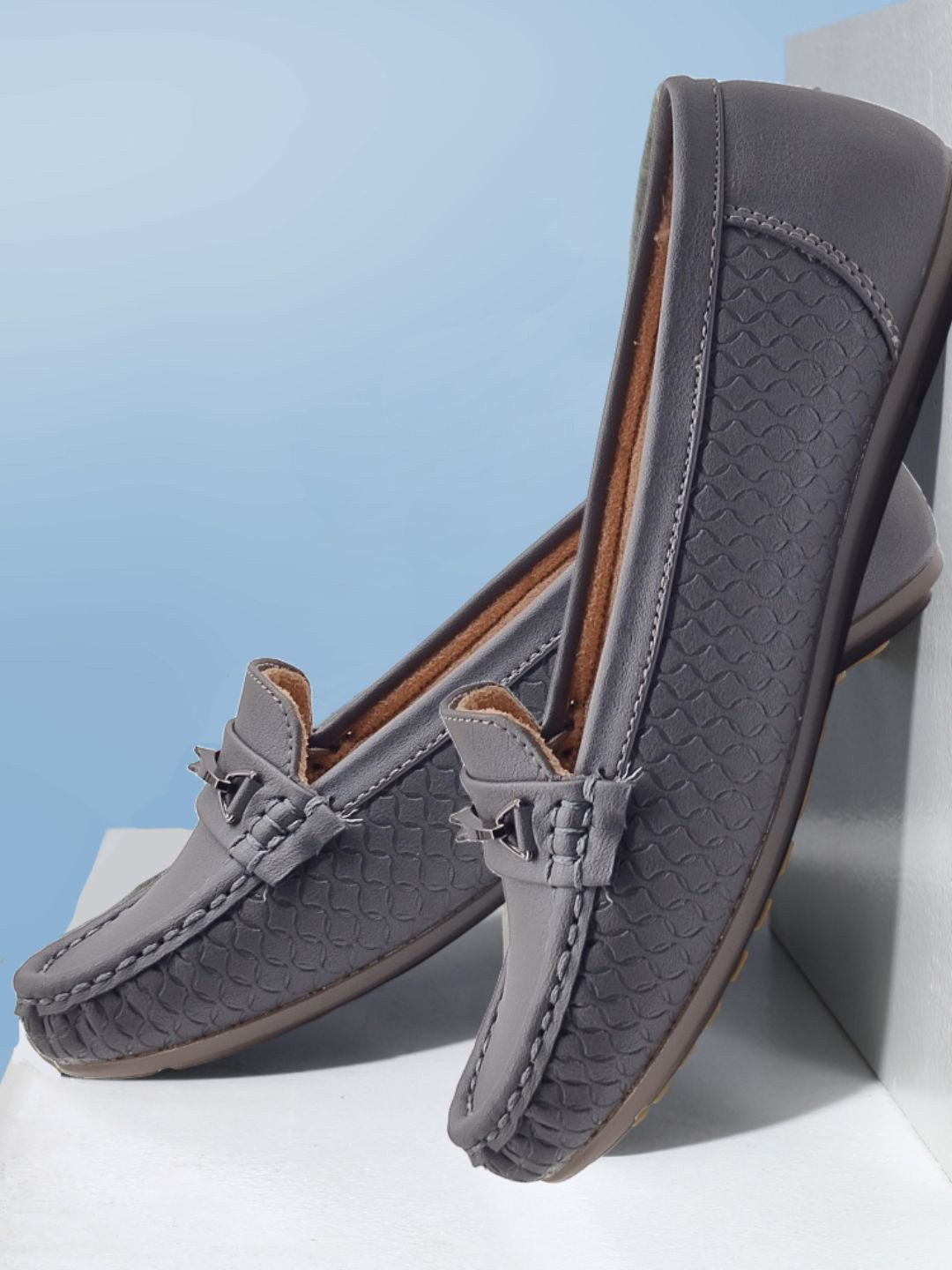 CATBIRD Women Textured Horsebit Loafers