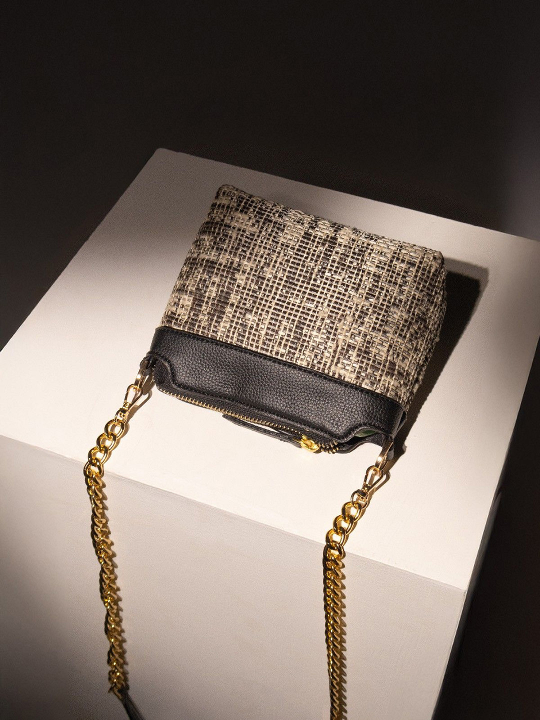 Suave Bags Embellished Bowling Handheld Bag