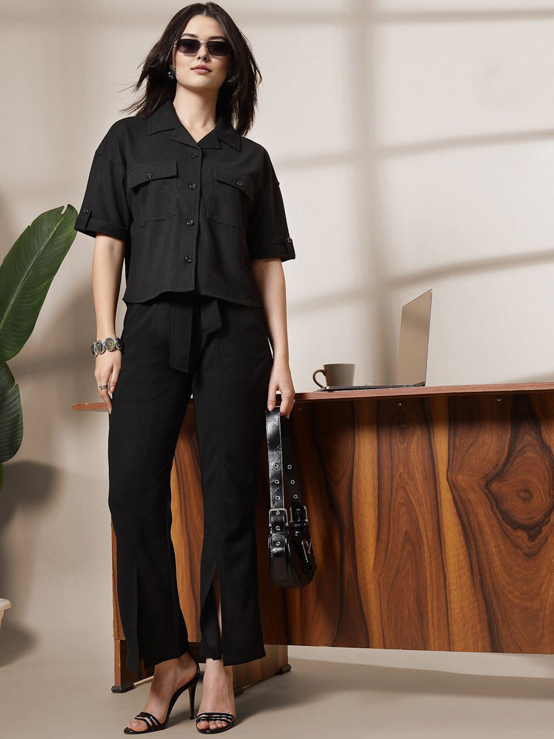 The Roadster Lifestyle Co Short Sleeve Shirt & Trousers