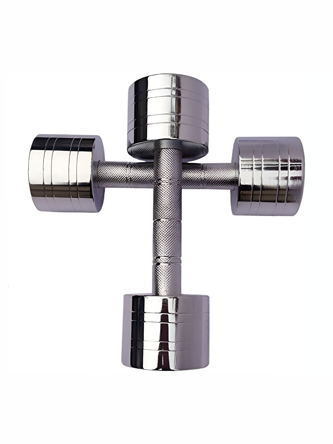 HackerX Set Of 2 Steel Dumbbells - 2 kg Each