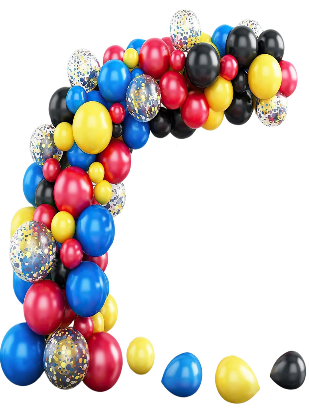 Special You 47 Pcs Red & Blue Balloons Festive Decor