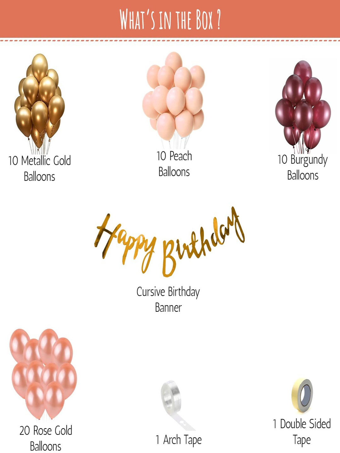 Special You 53-pcs Happy Birthday Balloon & Banner Decoration