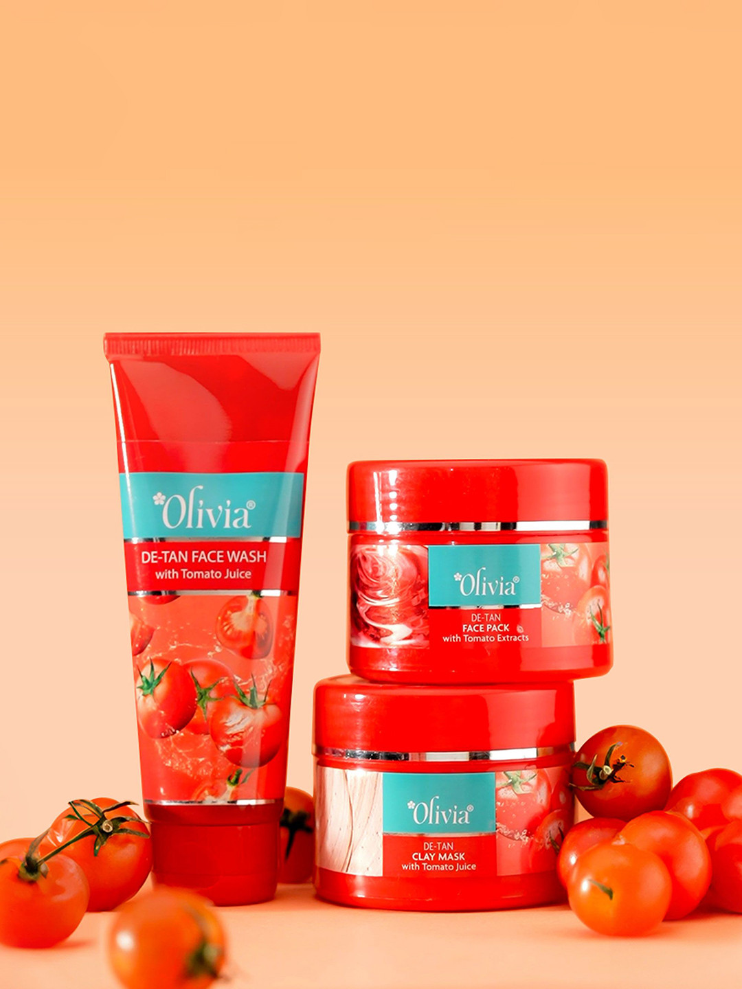 Olivia Tamoto Detan Face Wash , Face Pack & Clay Mask Set of 3