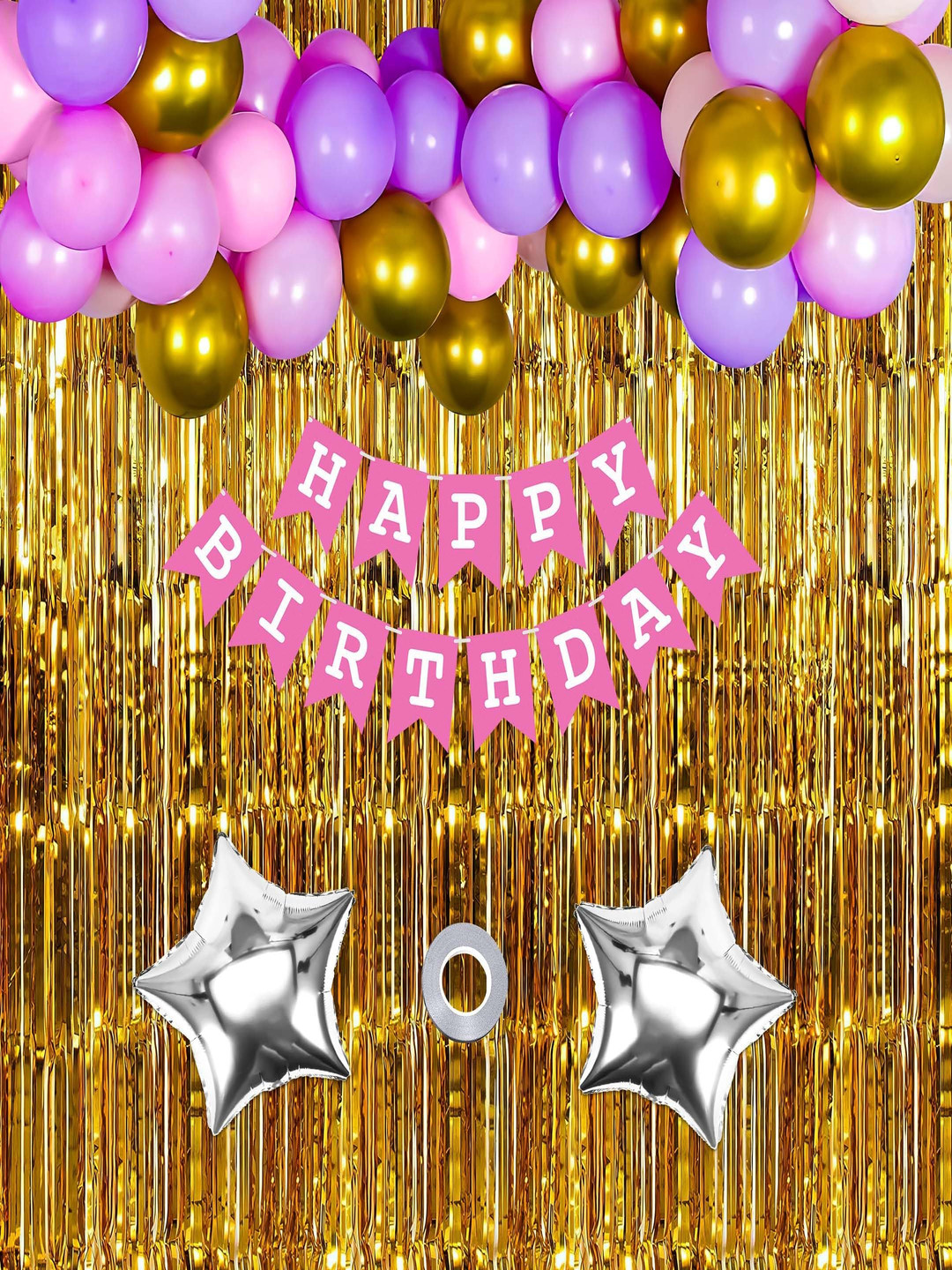 Special You 35 Pcs Pink & Purple Balloons Festive Decor