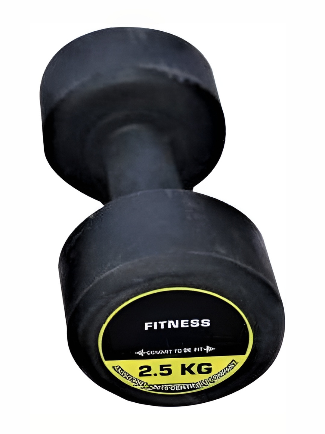 HackerX Rubber Fixed Weight Dumbbell - 2.5 kg