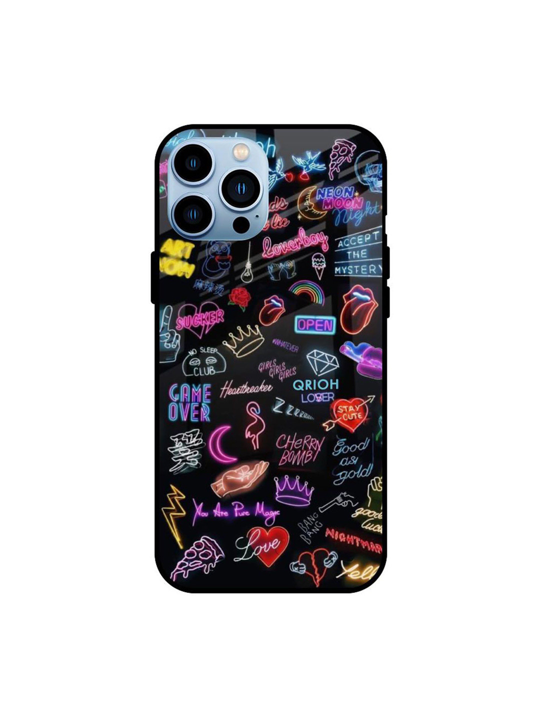 QRIOH Accept The Mystery Printed iPhone 13 Pro Back Case