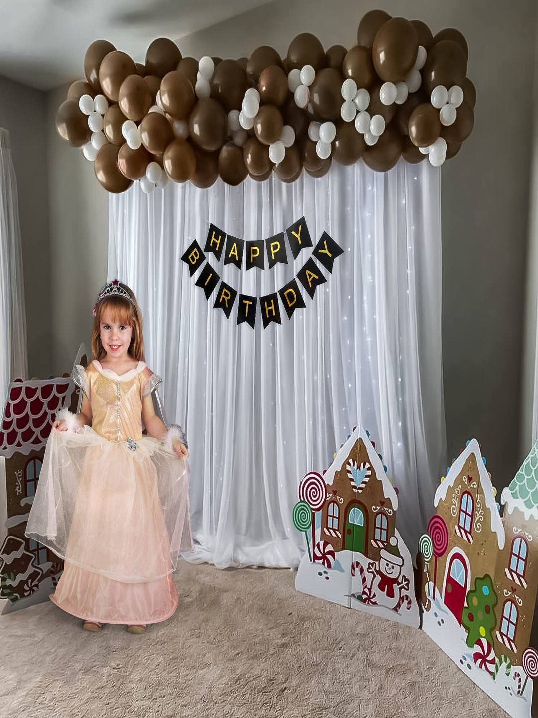 Special You Brown 65-Pcs Birthday Decor Set