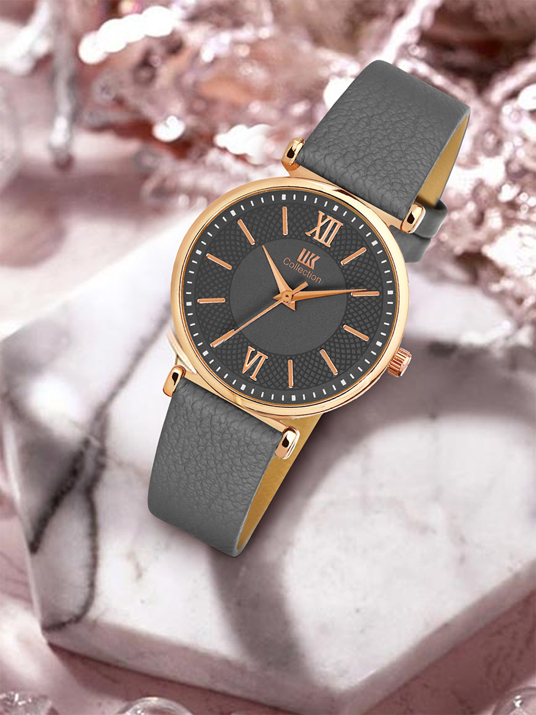 IIK COLLECTION Women Dial & Leather Straps Analogue Watch IIK-3218W