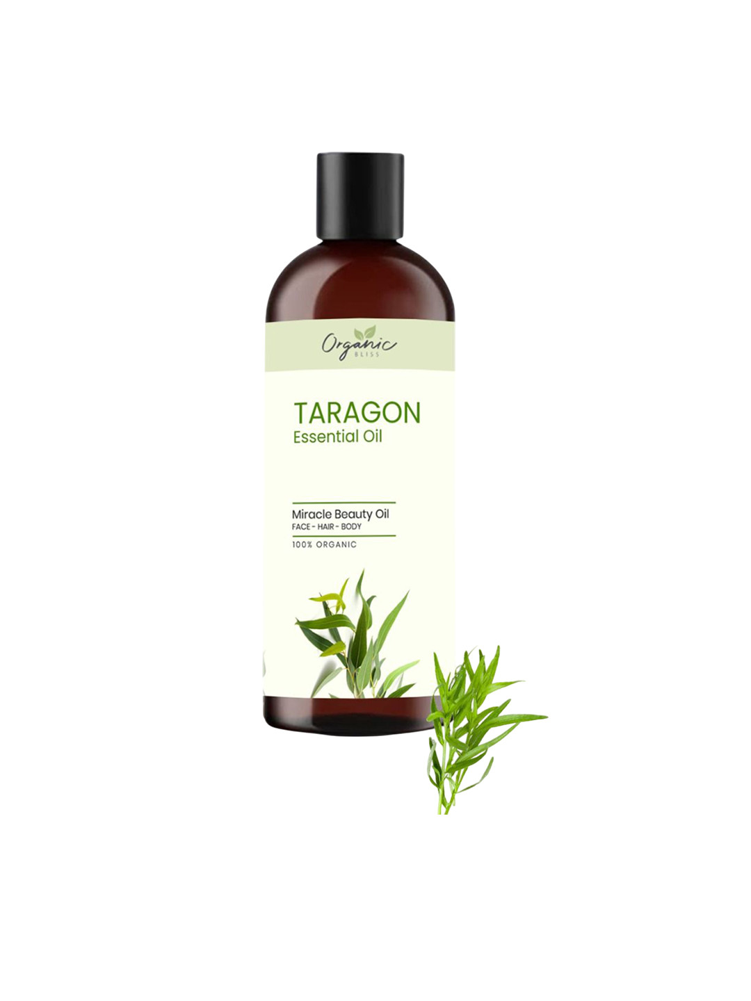 Organic Bliss Taragon Essential Beauty Massage Oil For Face Hair & Body - 50 ml