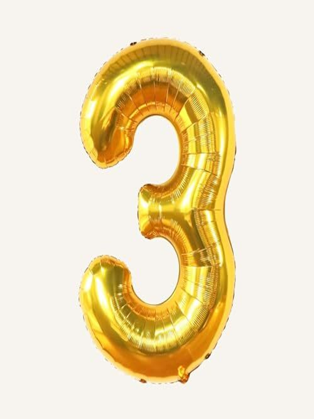 Special You Yellow Three number Foil Balloons