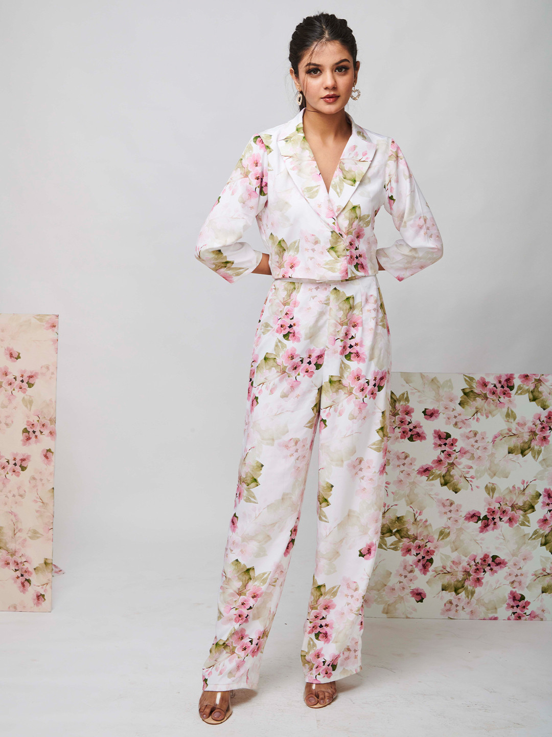 WEAVING CULT Floral Blossom Co-ord Set