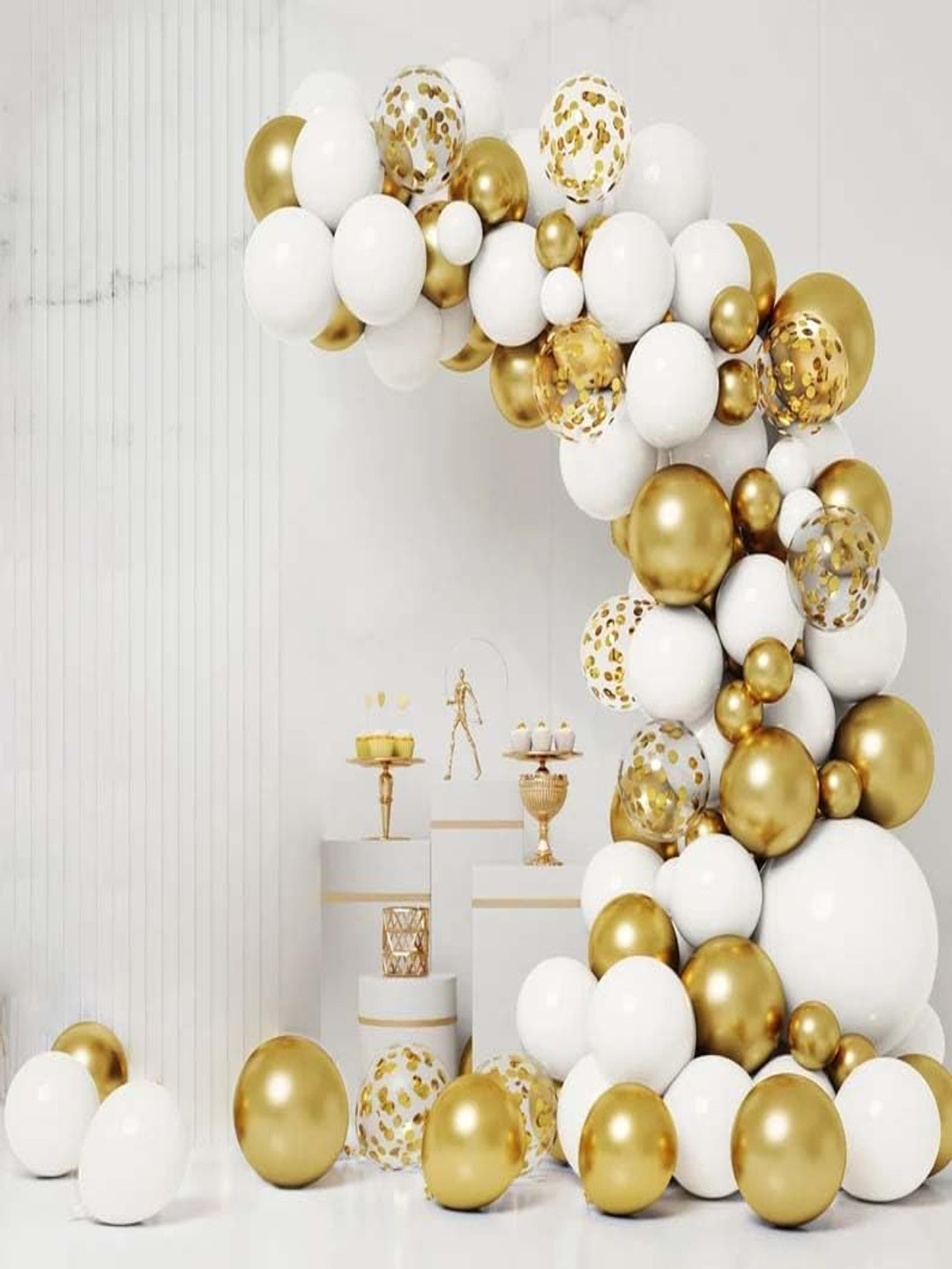 Special You 67Pcs White Birthday Decor