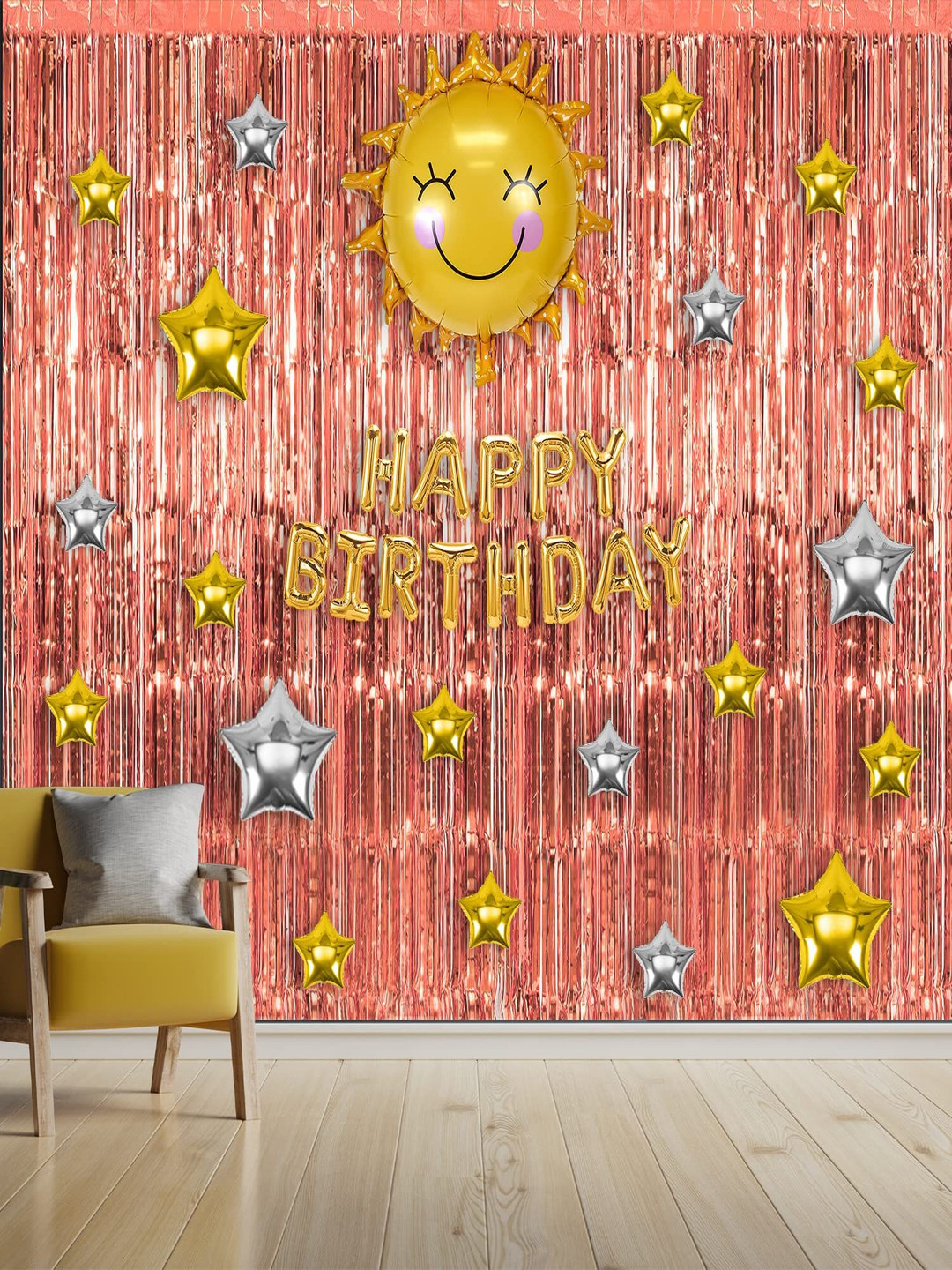 Special You 12 Pcs Yellow Birthday Decor