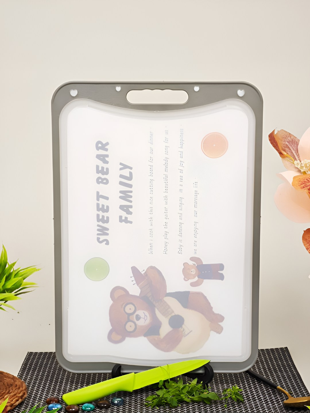 UPC Stainless Steel Fruits And Vegetable Chopping Board