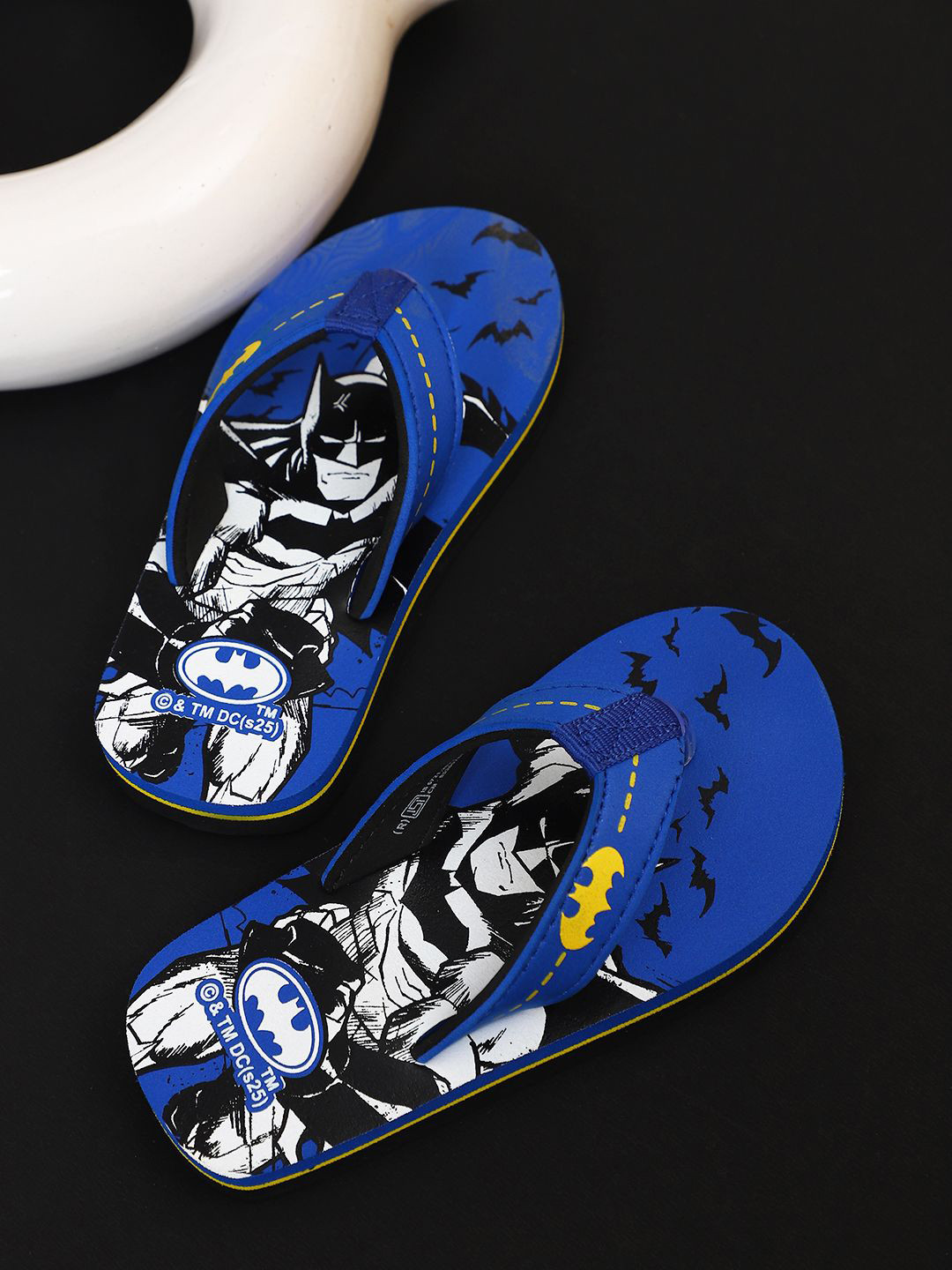 Kids Ville Boys Batman Printed Flip-Flop