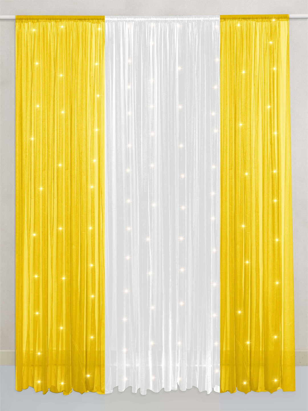 Special You 9-pcs Yellow & White Backdrop Decoration